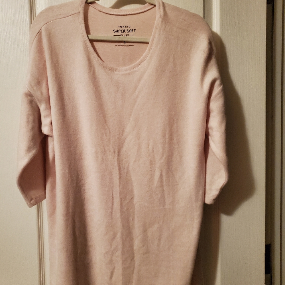 Womens light weight plush top